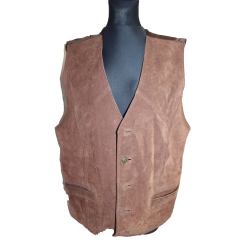 KAMIZELKA MOTOR SKÓRA MATERIAŁ rozm. 52